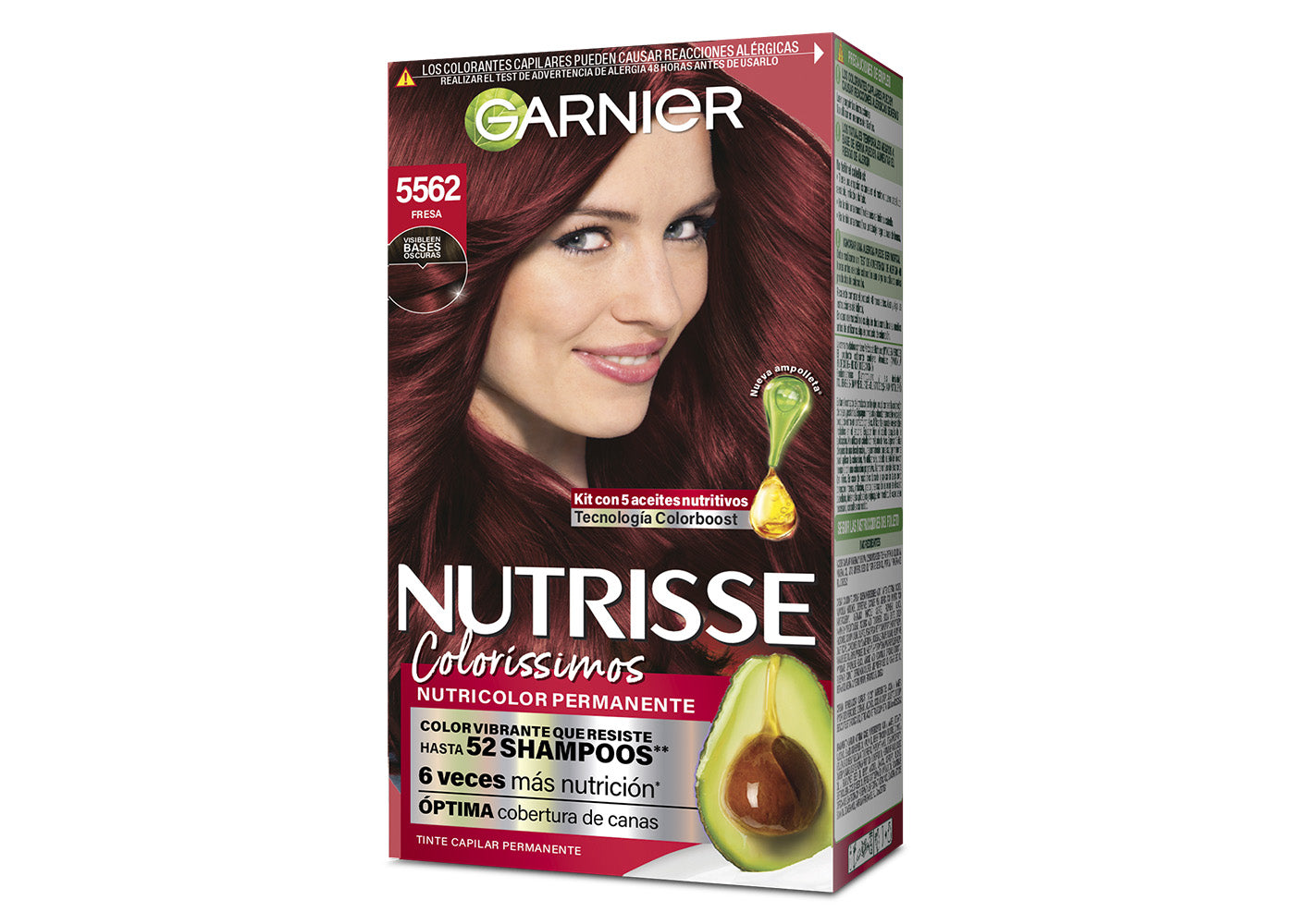 Tinte 5562 Rojo Fresa Nutrisse Coloríssimos